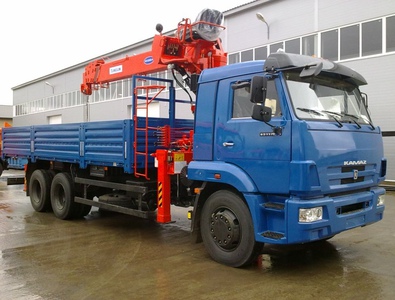 КАМАЗ 65117 С КМУ KANGLIM KS 1256