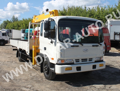 КРАН-МАНИПУЛЯТОР SOOSAN SCS 335 НА БАЗЕ АВТОМОБИЛЯ HYUNDAI HD-120