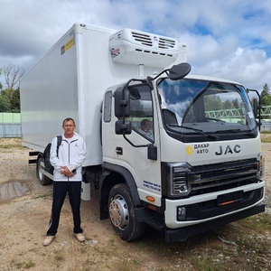 JAC N120<br />Рефрижератор<br />ХОУ FRIDGE FG5000H<br />С/П 60/80/100мм<br />6200×2600×2500мм<br />01.09.2025