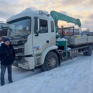 JAC N180<br />КМУ HKTC 8016 (8т)<br />7,4х2,55х0,6 м<br />13.12.2024