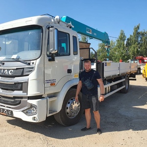 JAC N180<br />КМУ HKTC 8016 (8т)<br />8,2х2,54х0,6 м<br />30.08.2024