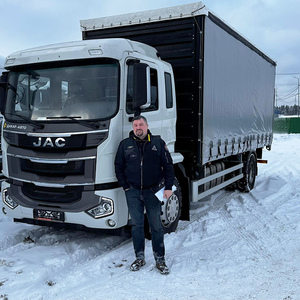 JAC N200<br />Борт-тент<br />8,4х2,55х2,74 м<br />30.12.2025