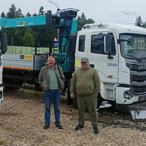 JAC N180<br />КМУ HKTC 8016 (8т)<br />8,2х2,54х0,6 м<br />20.06.2025