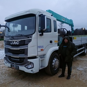 JAC N200<br />КМУ HKTC 8016 (8т)<br />8,2х2,54х0,6 м<br />13.02.2025