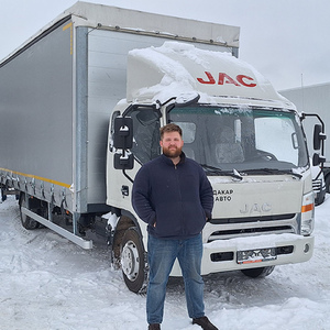 JAC N90L<br />Борт-тент<br />7,5х2,55х2,7 м<br />26.02.2026