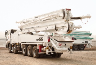 АВТОБЕТОНОНАСОС KCP 55ZX5170 НА ШАССИ DAEWOO DV11K