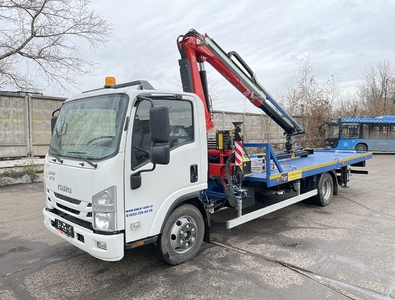 ЭВАКУАТОР ISUZU NPR75LL(8.0т) С КМУ FASSI F100AT.12(4.43т)