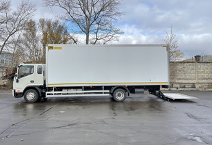 ИЗОТЕРМИЧЕСКИЙ ФУРГОН JAC N120L 7,4×2,6×2,5м ГИДРОБОРТ