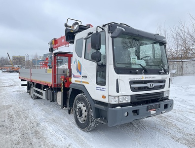 DAEWOO NOVUS CC6CT 4×2 DL06K (18т) КМУ FASSI S1556 (6,5т)