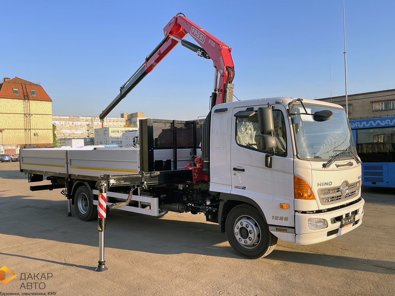 HINO 500 LUG(12т) КМУ FASSI F155.A.0.22(6т) 6,0×2,54×