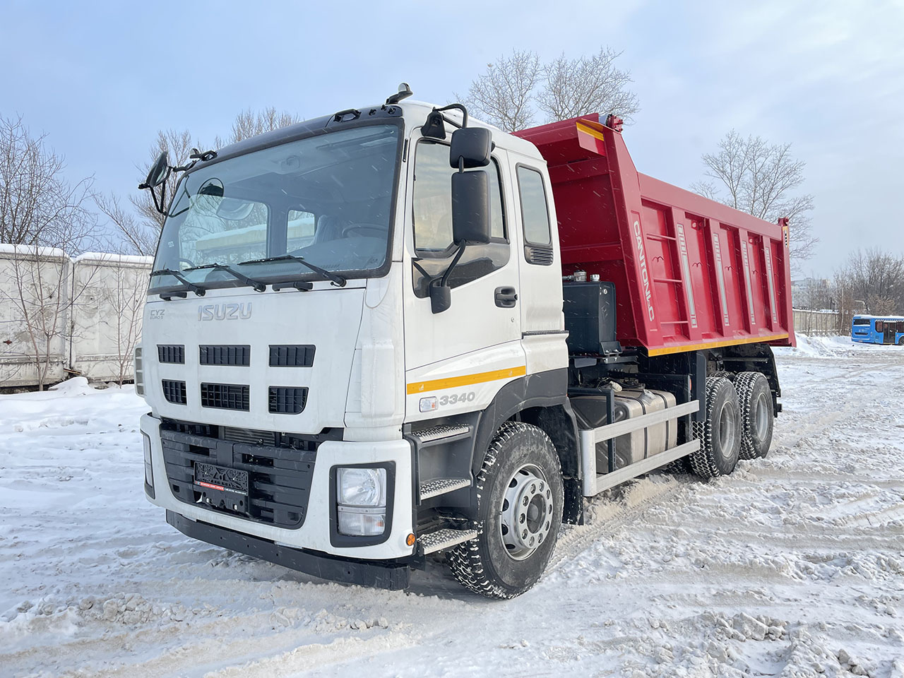 КУПИТЬ САМОСВАЛ ISUZU GIGA 6x4 CYZ52M КУЗОВ CANTONI 16 м³ в Москве | Цены