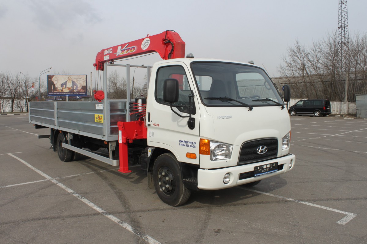 HYUNDAI HD78 С КМУ UNIC 373 (3Т)