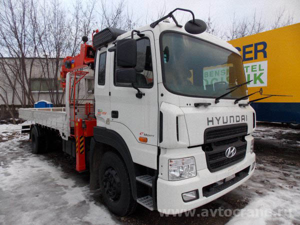 КРАН-МАНИПУЛЯТОР KANGLIM KS-1256 GII НА БАЗЕ АВТОМОБИЛЯ HD 170