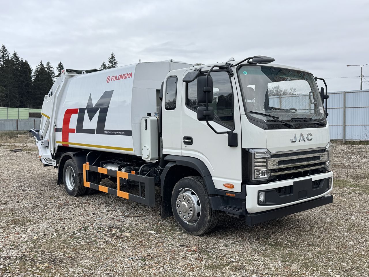 JAC N120 FULONGMA мусоровоз вид спереди
