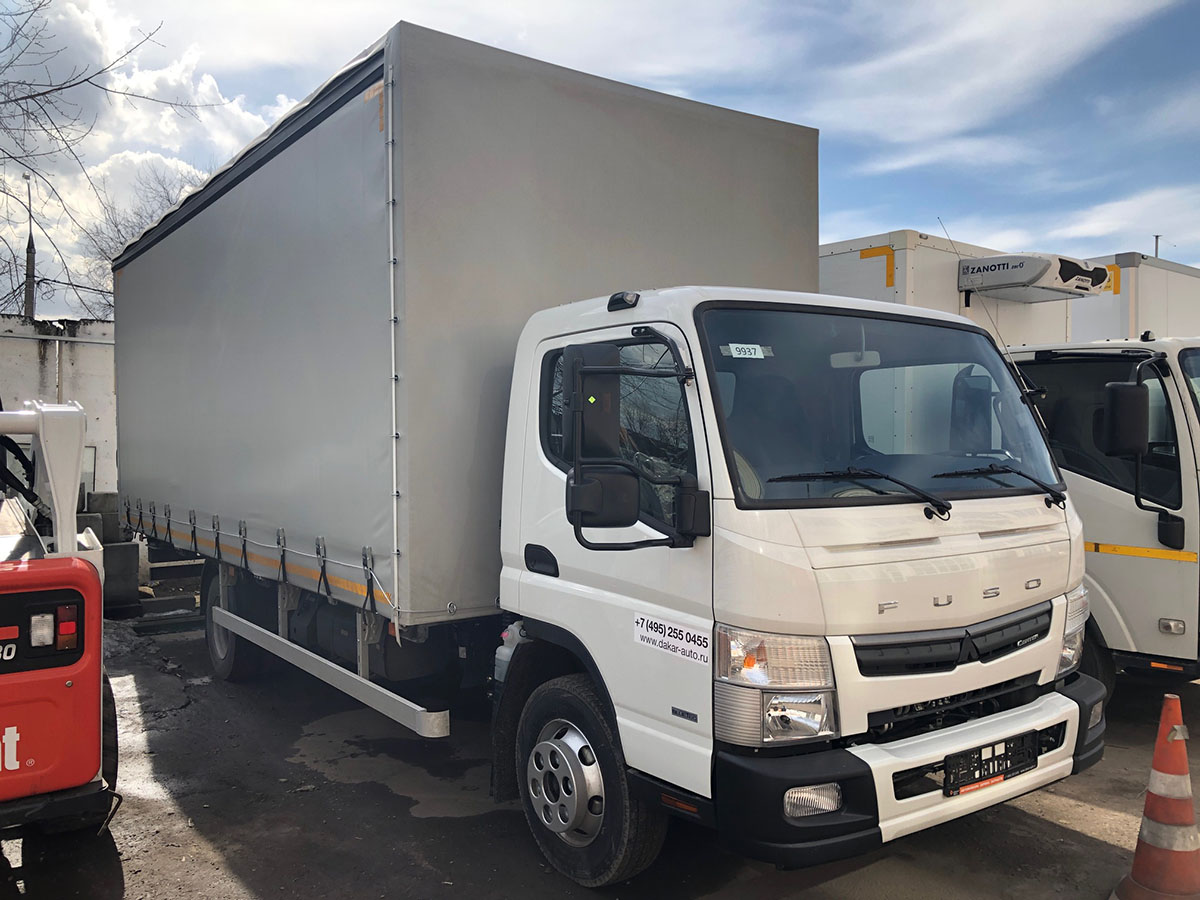 Mitsubishi Fuso TF 8.55K Евро 5, БОРТ тент, сдв. крыша-штора (7,0м)