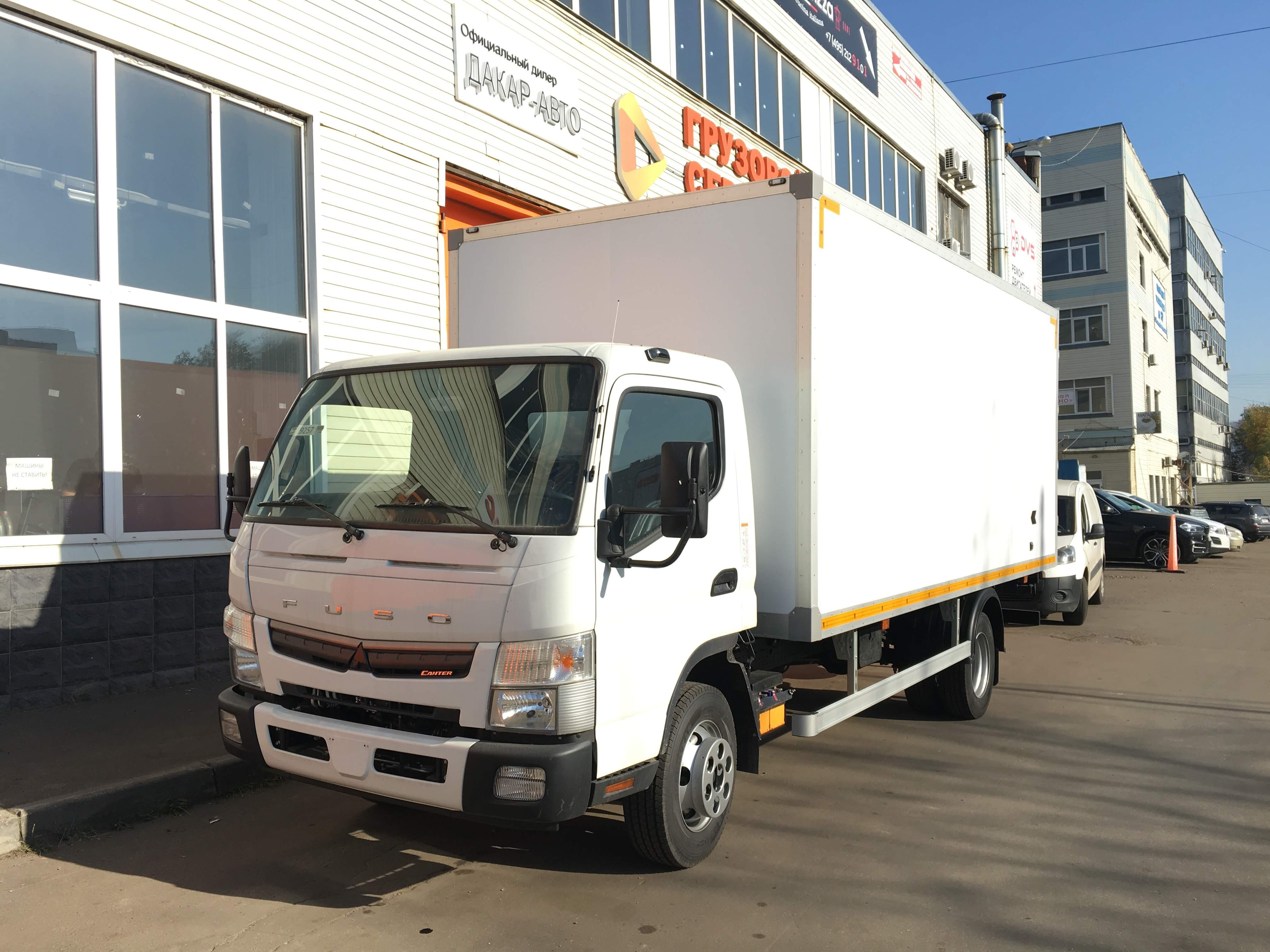 Изотермические фургоны Mitsubishi FUSO в Москве по низким ценам. Купить  изотермический Фусо Кантер.