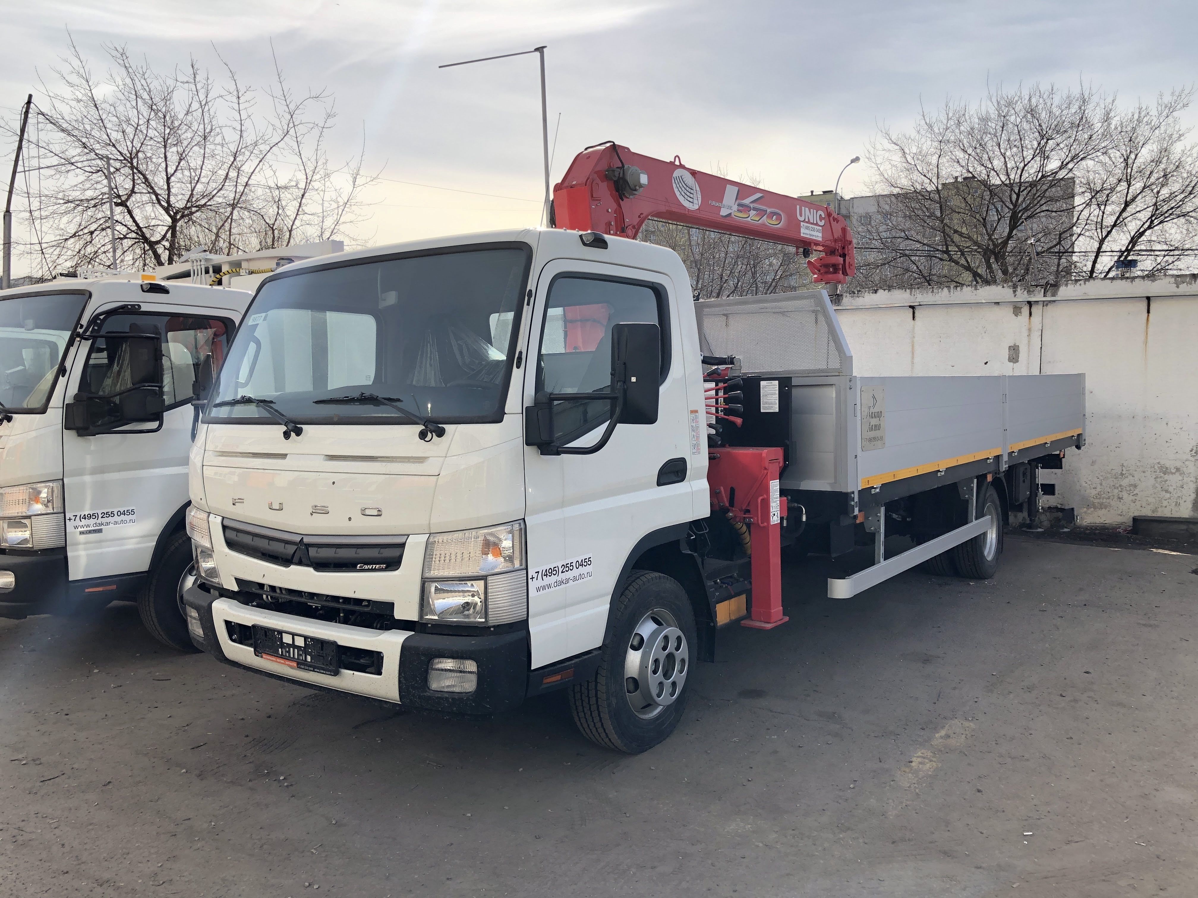 MITSUBISHI FUSO TF 7.5 КМУ UNIC URV-374 4,5×2,3×0,6 м