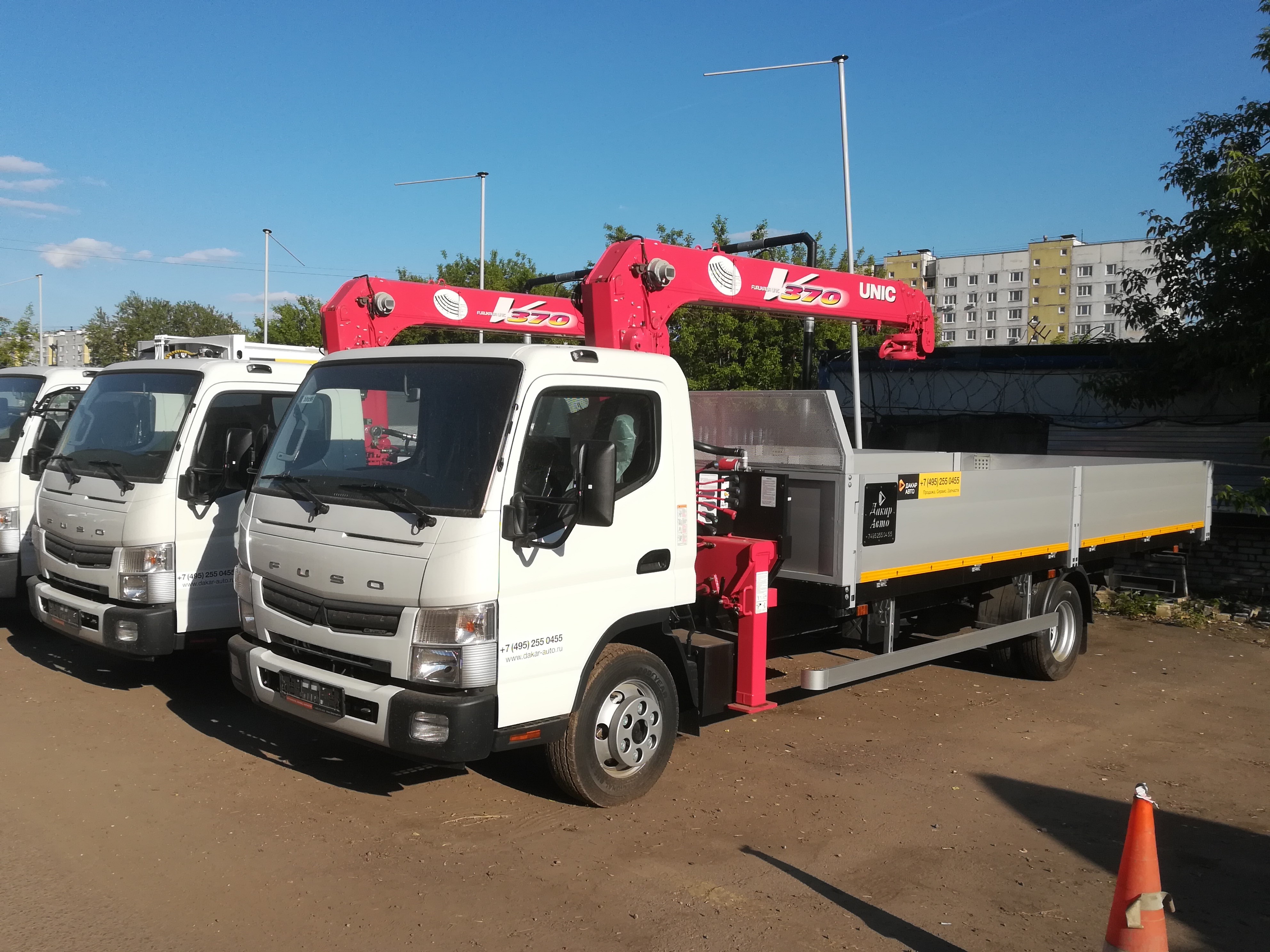 MITSUBISHI FUSO TF 7.5 КМУ UNIC URV-374 5,3×2,3×0,6 м