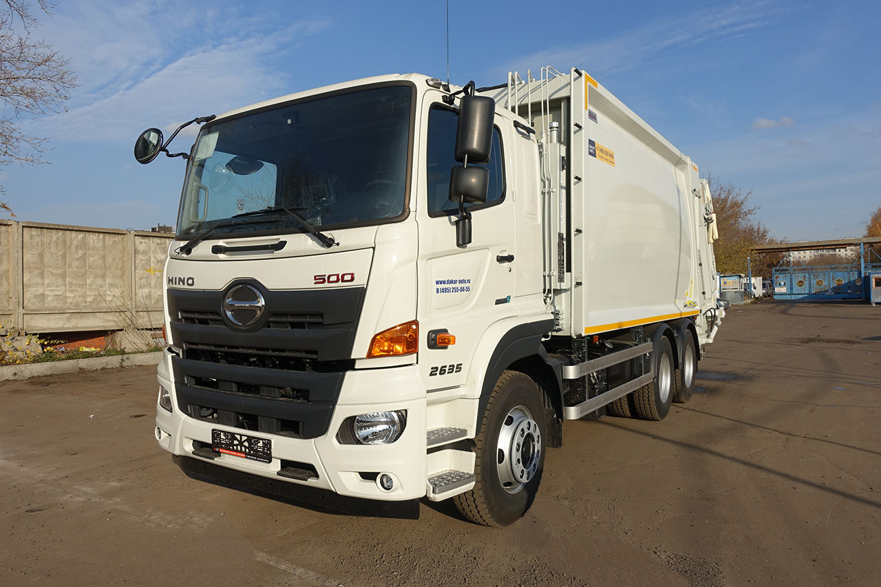 HINO 500 N7A (26т) МУСОРОВОЗ KATMERCILER KAT-21S (21м³)